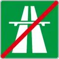 Motorway ends