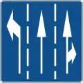 Use of lanes at an intersection