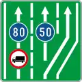 C89Slow vehicles lane