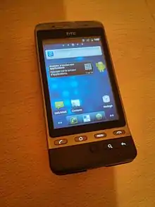 HTC Hero with CyanogenMod 7