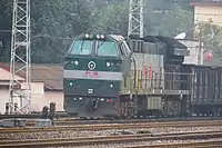 HXN5-0433 at Shijingshan South Railway Station