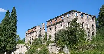 Haasberg Mansion ruins