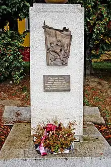 Memorial to the fallen Czechoslovak gendarmes in Habartov