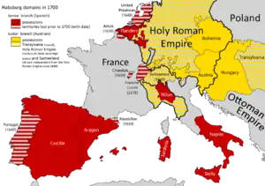 Map of Europe 1700