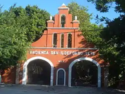 Entrance Hacienda Teya, Yucatán.