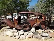 Automobile abandoned in Route 66