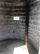 Inside the 1920 charcoal kiln