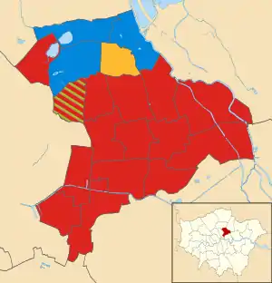 Hackney 2006 results map