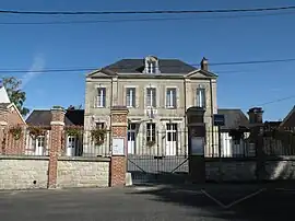 The town hall in Hadancourt-le-Haut-Clocher