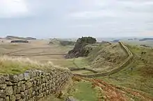 Image 31Remains of Hadrian's Wall (from History of England)