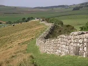 Image 64Hadrian's Wall (from History of Cumbria)