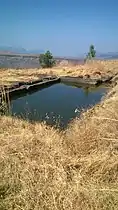 The water cistern on the fort