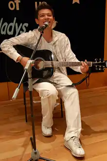 Hady performing during the HapyHadys Fanclub.