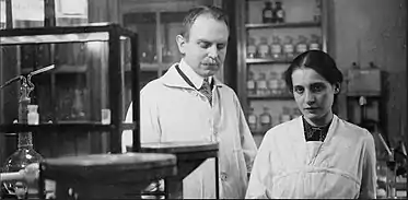 Image 62Otto Hahn and Lise Meitner in 1912 (from Nuclear fission)