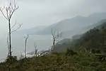 Panoramic view of South China Sea coastline