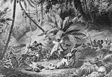 Image 44Leclerc's veterans storm Ravine-a-Couleuvre (Snake Gully) in 1802. (from History of Haiti)