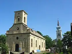 The Evangelical (Slovak) churches, the new under construction and the old one