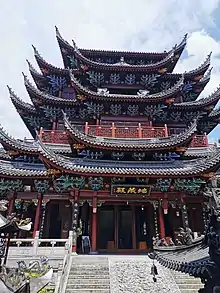 The Hall of Ksitigarbha at Gaoming Temple.