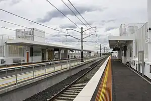 Citybound view from Hallam platform 2 facing platform 1