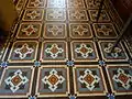 Mosaic tiled floor to entrance hallway