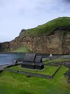 Replica of Haltdalen Stave Church in situ.