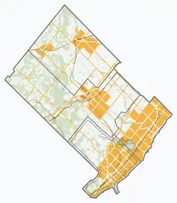 Speyside is located in Regional Municipality of Halton