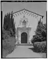 Headquarters main entrance in 1993