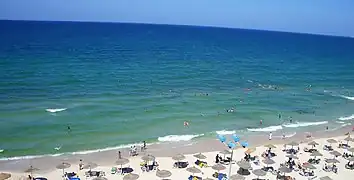 Beach of Hammamet, Tunisia