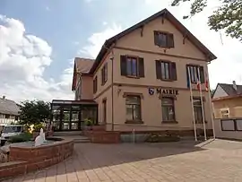 The town hall in Hangenbieten