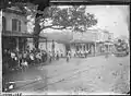 The lynching of a man from the Hanging Tree in Orange, Texas, in 1888.