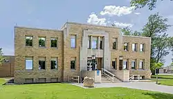 Hansford County Courthouse in Spearman