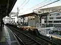 Abandoned freight platforms seen in 2008