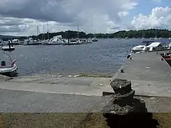 Harbour and moorings at Mountshannon