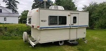 Hi Lo trailers are hard shell pop ups.