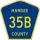 County Road 35B marker