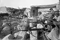 Members of Harel Brigade, 6th Battalion, Company B, training in the ruins of Artuf. July 1948