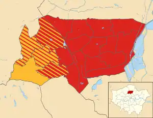 Haringey 2014 results map