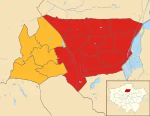 Haringey 2018 results map