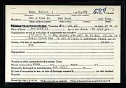 Harold J. Mann Army Air Service # 1,139,375