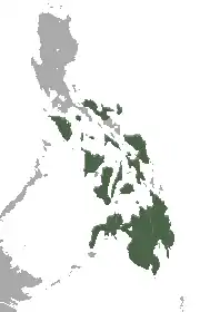 The Philippines except for the north