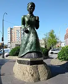 Alison Saar, Swing Low, Harriet Tubman statue, 2008, Harlem