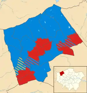 Harrow 2006 results map