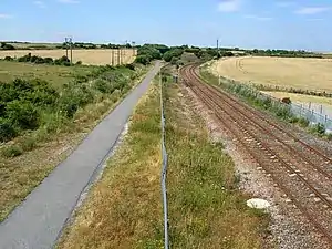 Hart village "station", former site