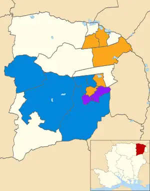 2004 results map