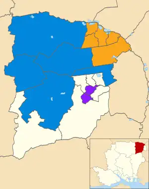 2007 results map