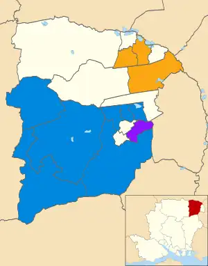 2008 results map