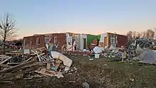 Image 3Major structural damage to a house near Hartford. (from 2021 Western Kentucky tornado)