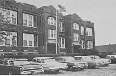 Hartford Township High School (1918-1963; photo 1963)