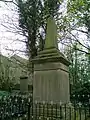 Monument to Hartley Pit Disaster in St Alban's churchyard