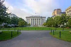 Harvard Medical School quadrangle in Longwood Medical Area